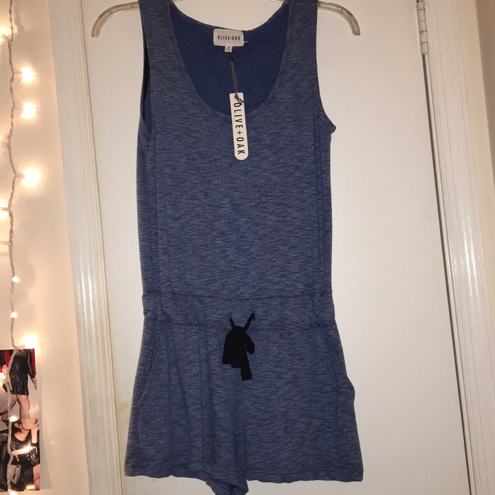 Navy blue Romper